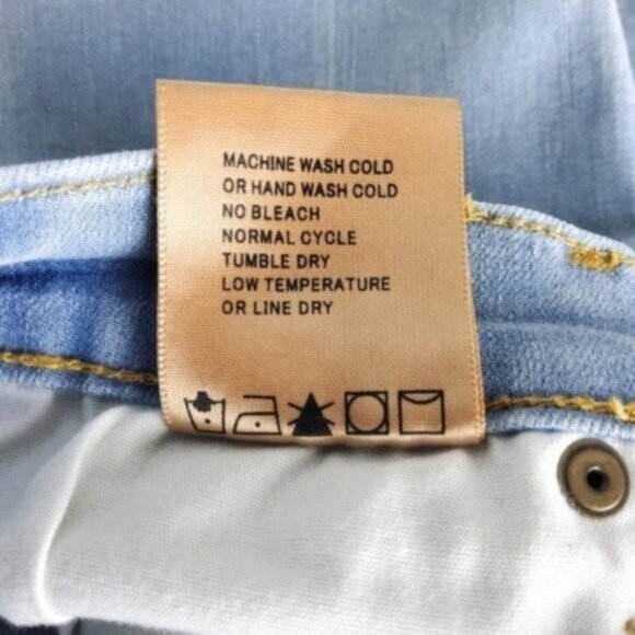 Driftwood Jackie Floral Mid-rise Skinny Ankle Jeans Blue 26 - Picture 5 of 6